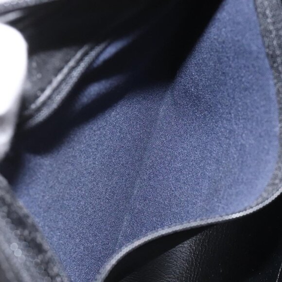 Burberrys Nova Check Clutch Bag Canvas Navy Auth EC973 - Picture 12 of 14